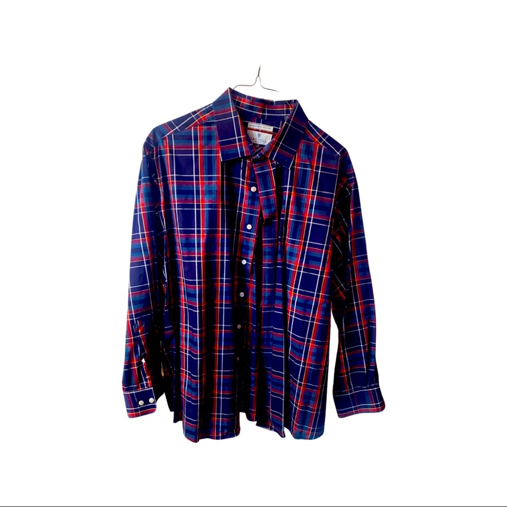 Mens long sleeve button down Oak Hill shirt 1XL